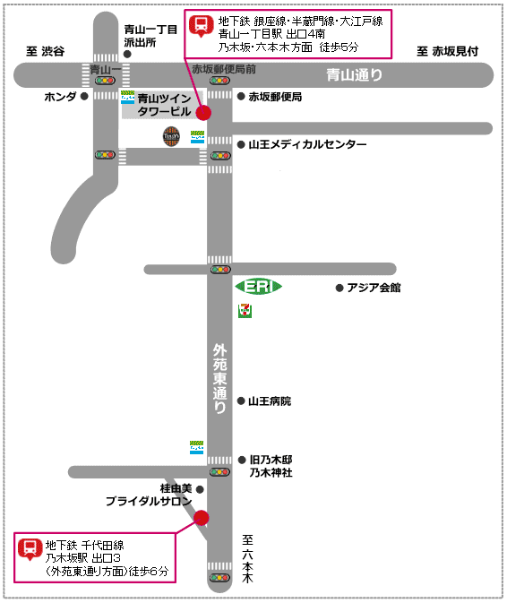 評定認定部の地図